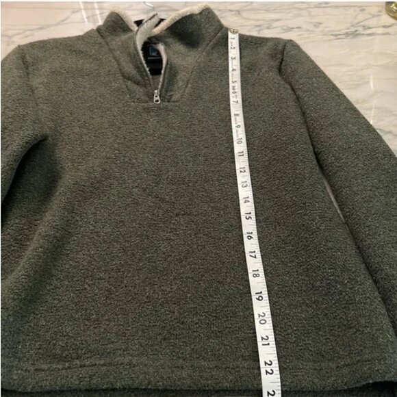 Kuhl 1/4 Zip Green Fleece Pullover - Picture 5 of 9